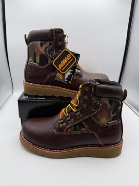 ASOLO AS-706B Mid Welt 6" DK.Brown-Camo Size 6